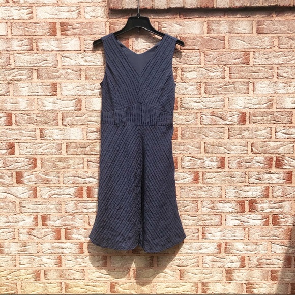 Banana Republic Dark Navy Blue Fit & Flare Tank Casual Mini Short Dress EUC 4 - Picture 2 of 6